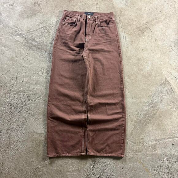 Mocha Brown Baggy Relaxed Fit Pants - Picture 1 of 8